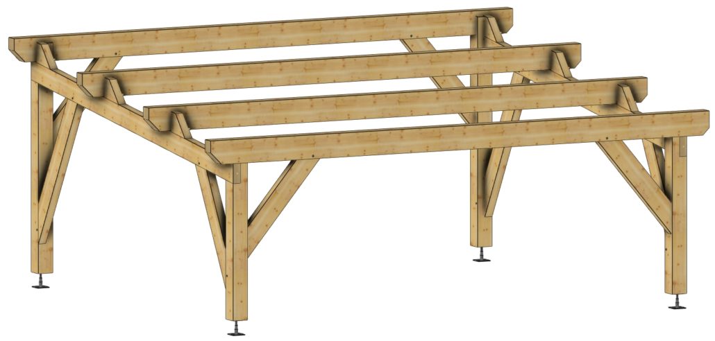 ABRI MONOPENTE - 4M50 DOUBLE